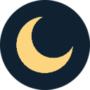 Pitch Please gold moon logo